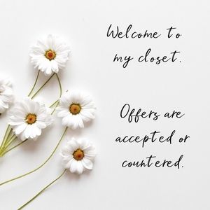 Welcome To My Closet!